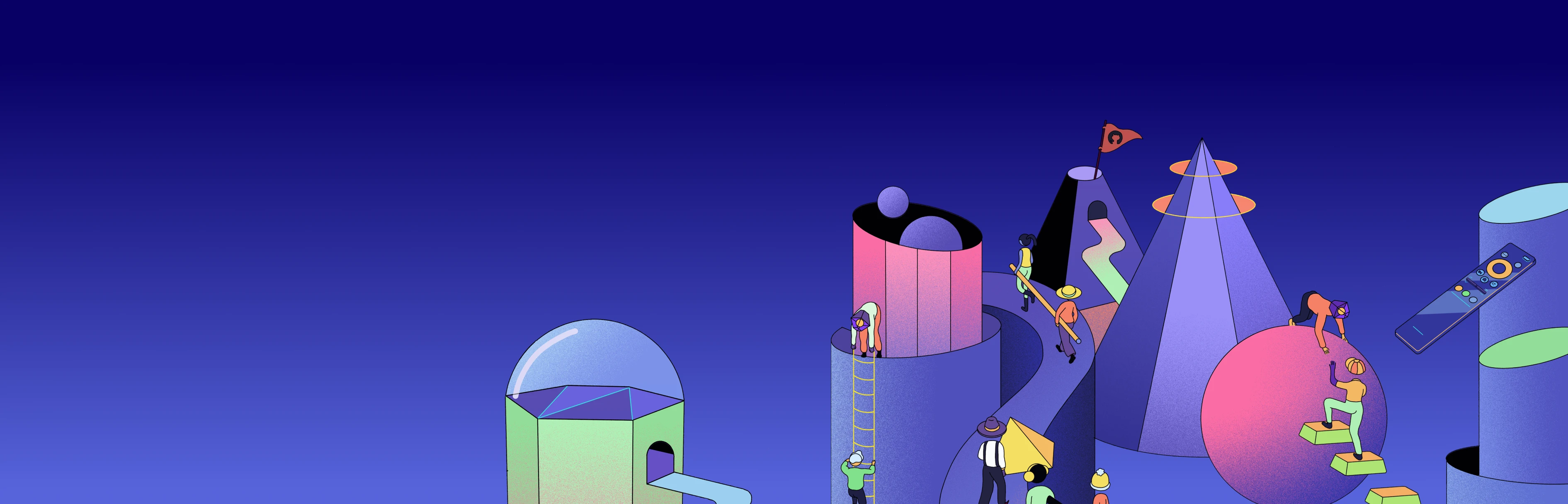 Section abstract background